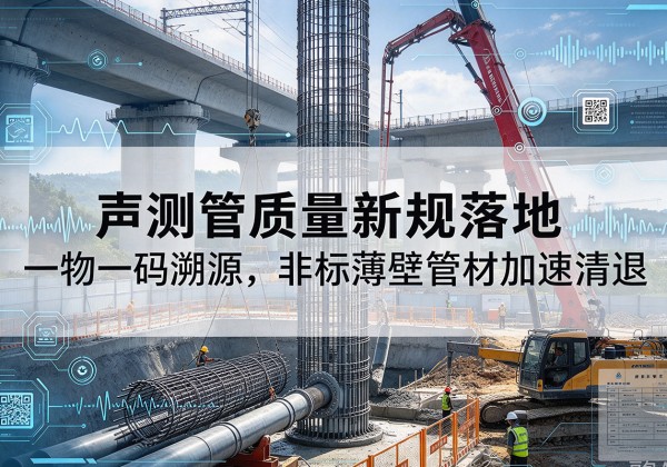 行唐声测管质量新规落地，一物一码溯源，非标薄壁管材加速清退